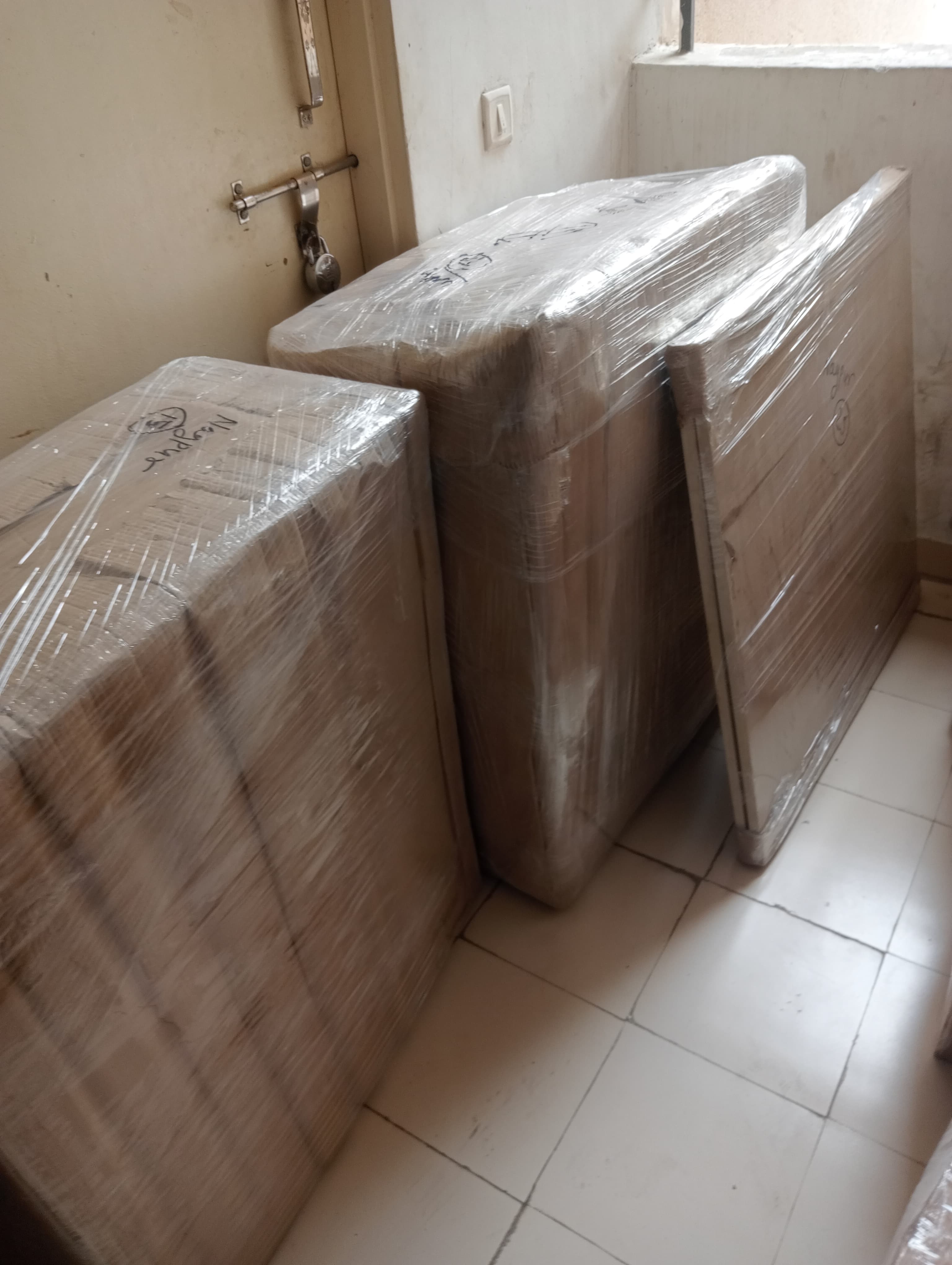 Car being loaded for interstate transport