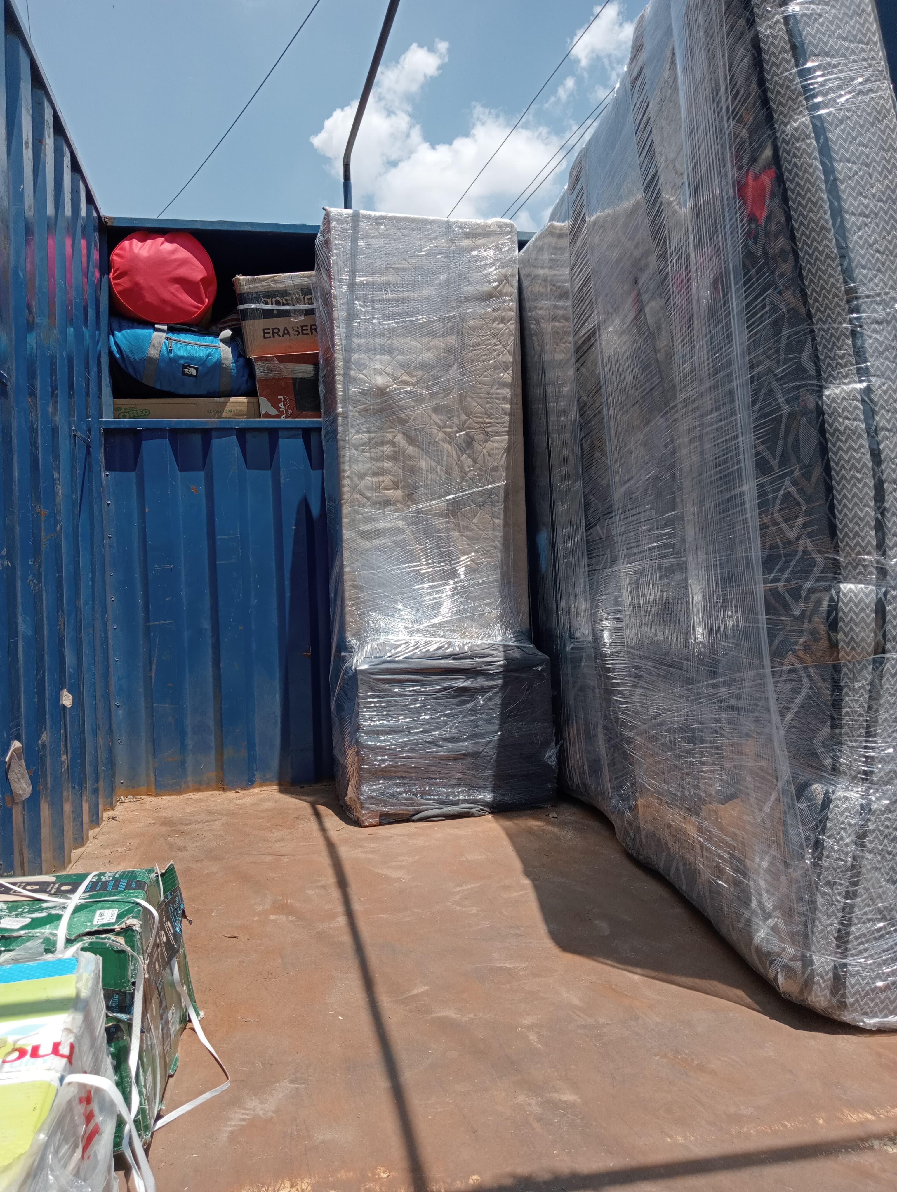 Car arriving at its new destination